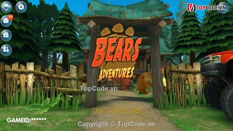 sourse code unity,Mã nguồn Unity,Adventure,Bears Adventures,Bears Adventures Complete Project